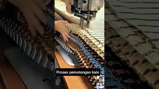 The Process Of Cutting Fabric In Parik  manufacturing