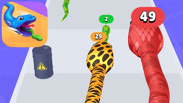 Snake Run Race - All Levels Gameplay Android, iOS