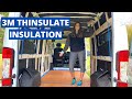 3m thinsulate insulation  ram promaster van build series  van life  solo female traveler