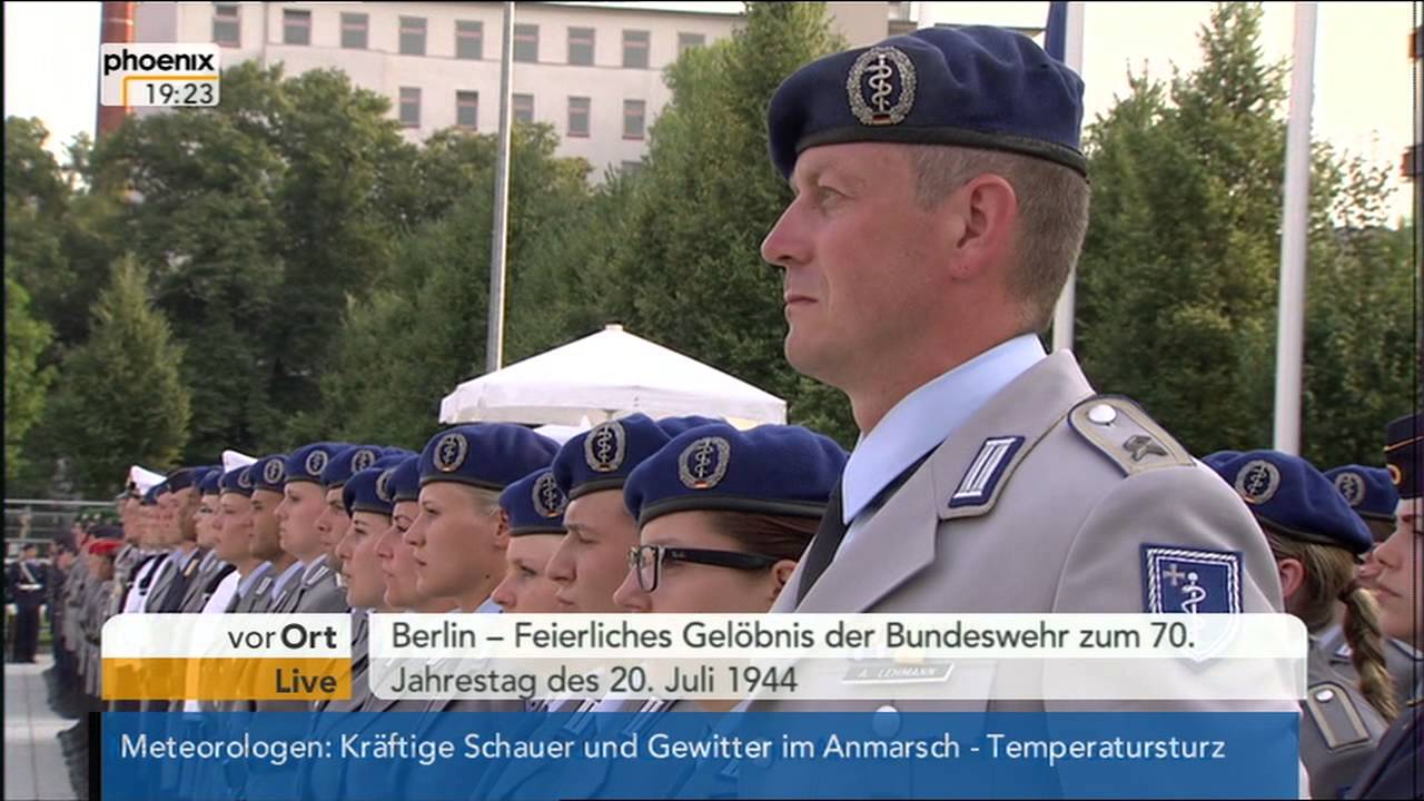 70. Jahrestag: Feierliches Gelöbnis der Bundeswehr am 21.07.2014