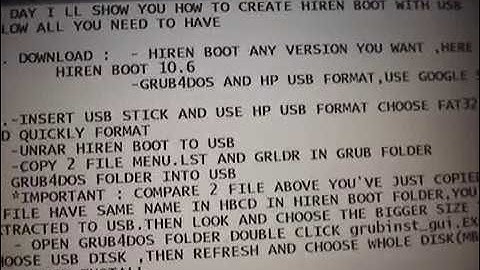 Hướng dẫn tạo bộ cài hiren