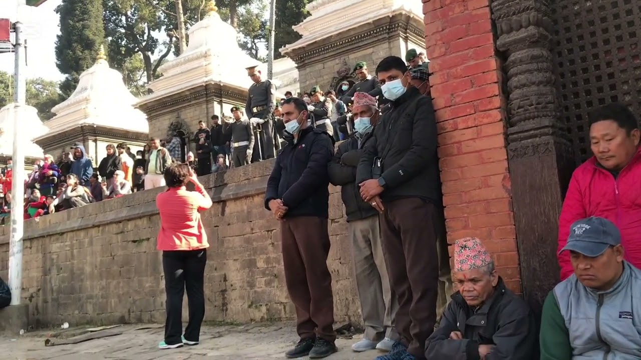 Armed Police Force death body salami at Pashupati aaryaghat, Nepal 🙏🥺