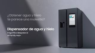 Presentamos el frigorífico Side-by-Side con IA personalizada | Dispensador de agua y hielo | Samsung