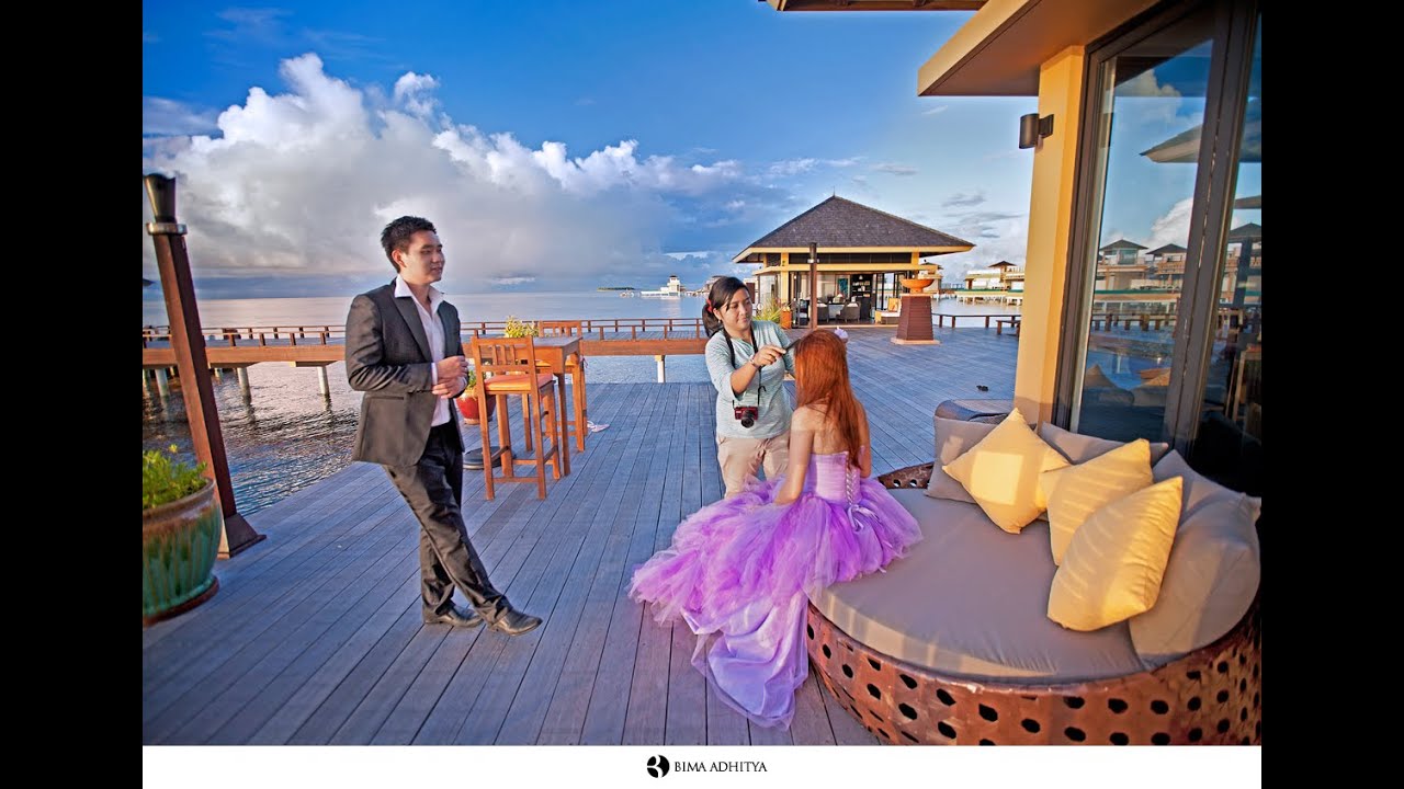 Angsana Velavaru Maldives Pre Wedding Photography for Denise and Joel