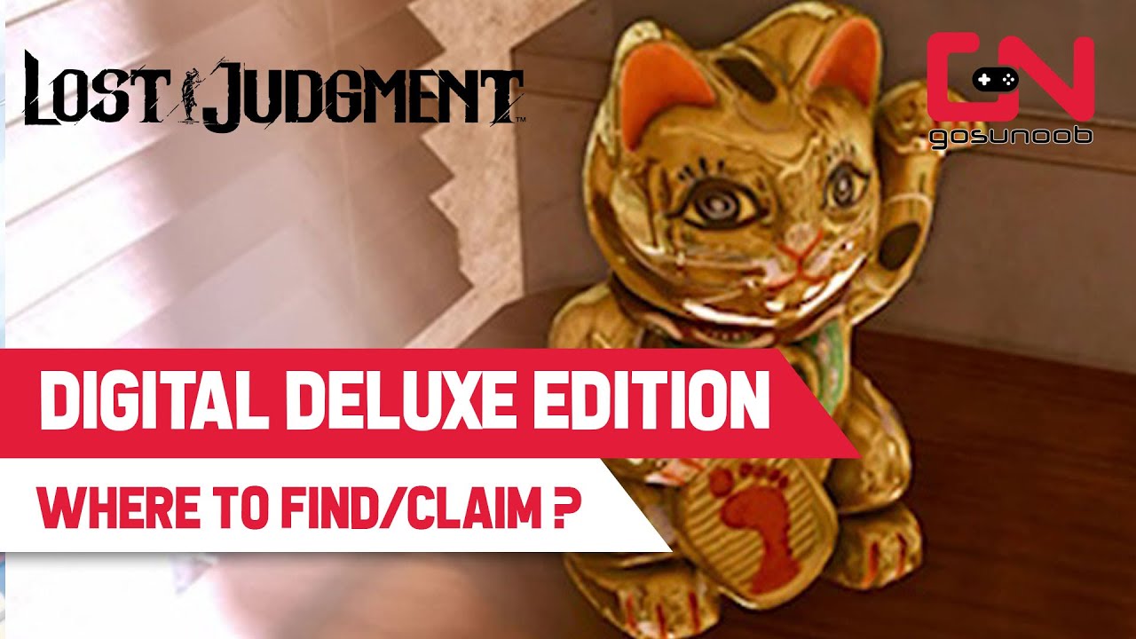 Lost Judgment Early Access Digital Deluxe Edition - Where to find & How to Claim Pack Items