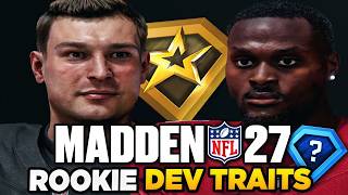 Full Every Rookie Dev Trait in Madden 27 Franchise Update