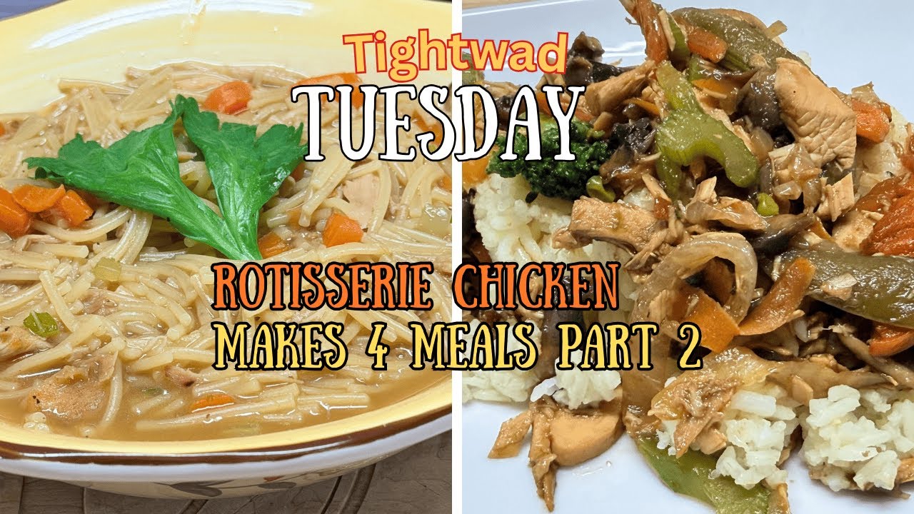 From ONE Chicken to FOUR Dinners | Budget Cooking Series