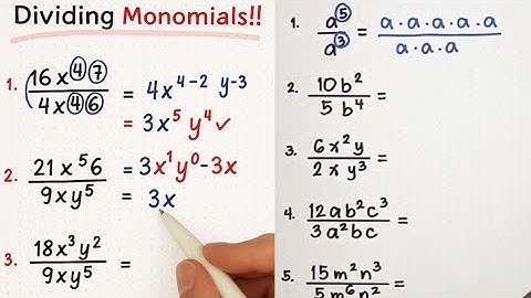 How to Divide Monomials Easily | Algebra Basics #shortvideo #algebratricks