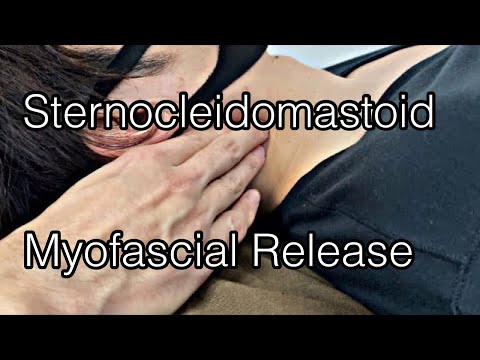 วิธีการทำ myofascial release สำหรับ sternocleidomastoid (ภาษาอังกฤษ)