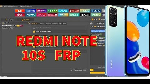 REDMi note 10s frp unlock one click by unlock tool / تخطي