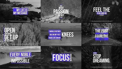 Neat Typography V.2 Premiere Pro Templates