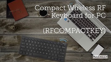 Macally Compact Wireless RF Keyboard for PC (RFCOMPACTKEY)
