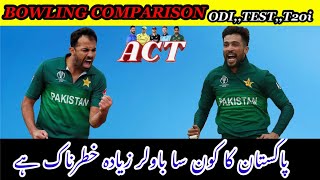 Muhammad Amir Vs Wahab Riaz Bowling Comparison 2020 (ODI, Test And T20) Who’s the Greatest bowler