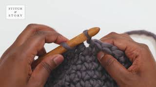 CLOSING A ROUND: SLIP STITCH - CROCHET TUTORIAL (LEFT HANDED)