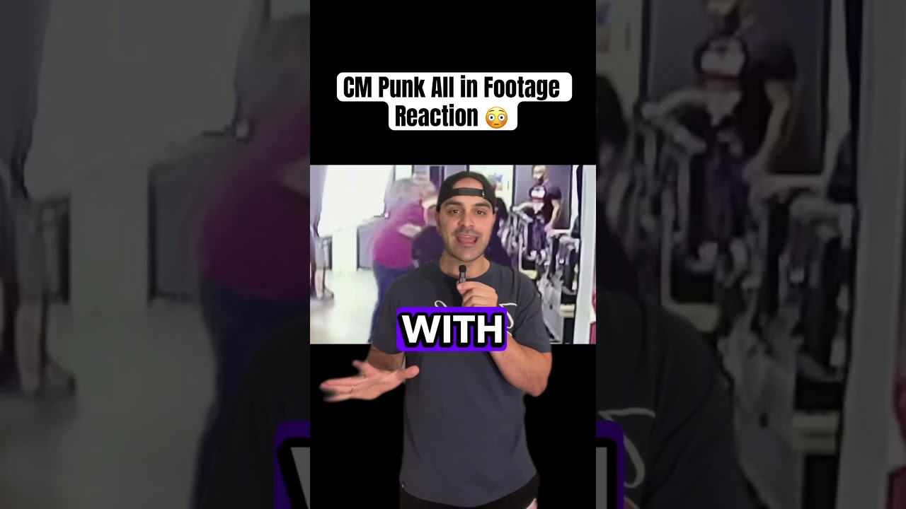 CM Punk All in Footage Reaction 😳 