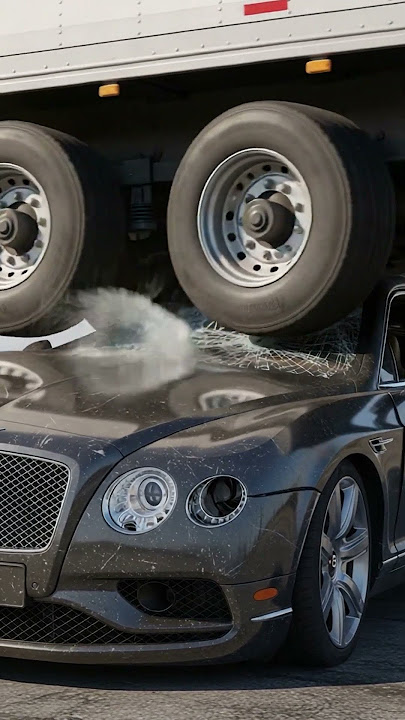 Bentley Ditabrak Truk Besar 💥🚛 #aigenerated #aivideo #aidisaster