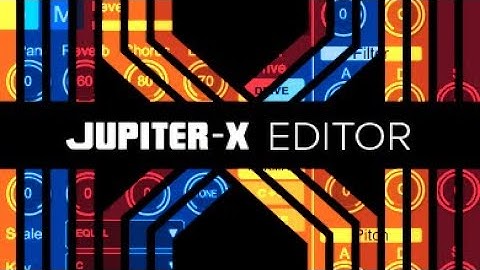 Roland JUPITER-X Editor