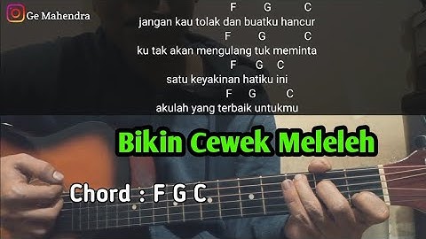 Kunci Gitar JANJI SUCI - Yovie & Nuno | Cuma 3 Chord F G C mudah Sekali