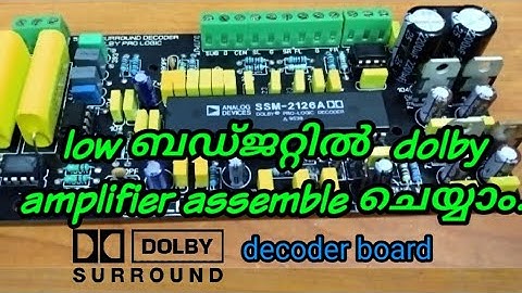 Dolby prologic decoder board.