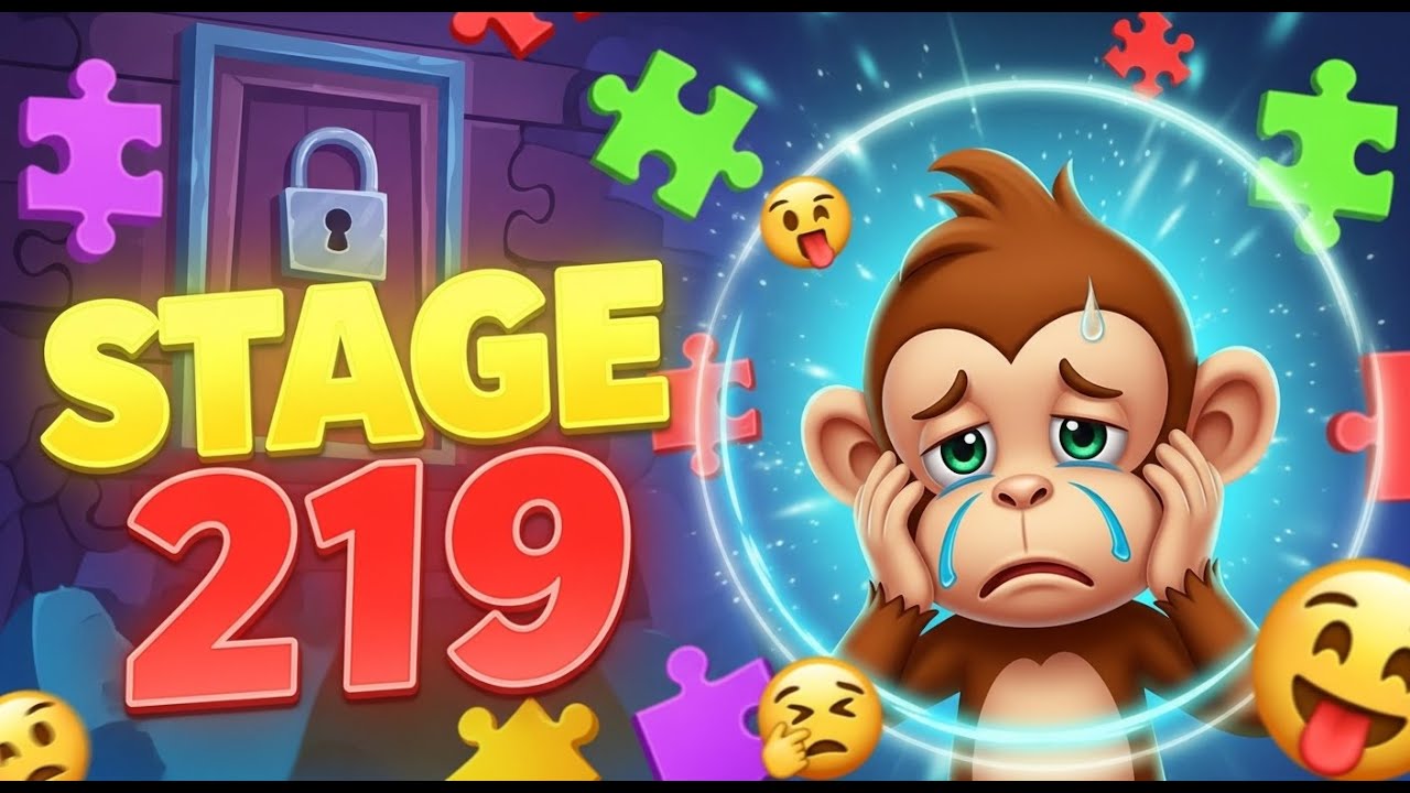 Monkey Go Happy Stage 219 – Fun & Tricky Puzzle Challenge! 🐵😂