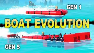 Evolving Speed Boats, But Every Generation Gets 2x Propellers... screenshot 3
