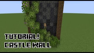Unbelievable Minecraft Castle Wall Built in Minutes! - Tutorial!