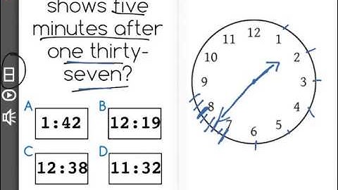 [3.MD.1-2.0] Time to Nearest Minute - Common Core Standard