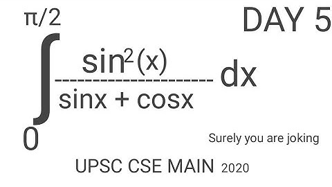 jee advanced/mit integration bee/DAY- 5
