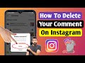 How To Delete Your Comments On Instagram (2023) | See Your Instagram Comments