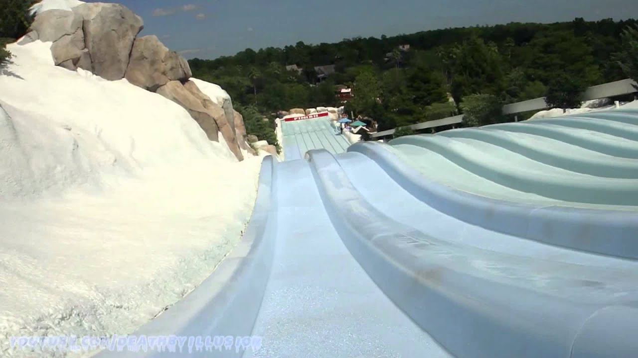 Toboggan Racers Mat Racer Slide (HD POV) Blizzard Beach WDW YouTube
