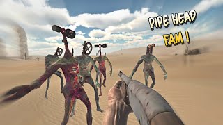 PIPE HEAD FAM! - Evil Siren Head Monster Escape