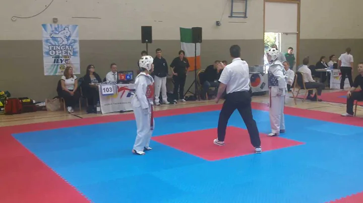 Louise Lawless first fight Fingal Open 2013