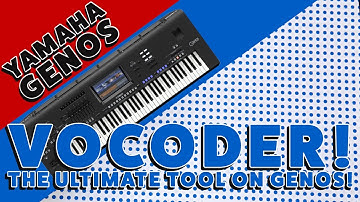 Yamaha Genos Vocoder demo en tutorial