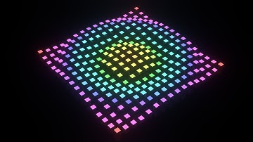 Sine wave animated blocks in Blender