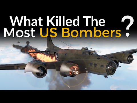 What Killed The Most US Bombers in WW2? German Fighters vs Flak