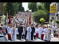 Procesja Bożego Ciała ulicami Brzozowa