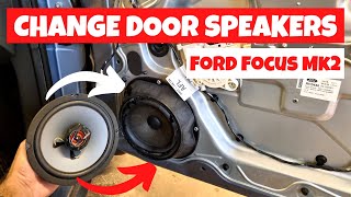 How to Easily change Ford Focus Mk2 Front Speakers | Ford Focus Mk2 | Hertz DCX 165.3