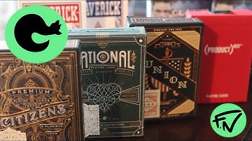 Opening/Reviewing 4 Theory 11 Decks of playing cards! (And Dice!)