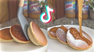 Peanut Butter Soufflé Pancakes 🥞🥜 | TikTok Recipe