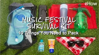 Music Festival Survival Kit 10 Things You Need To Pack