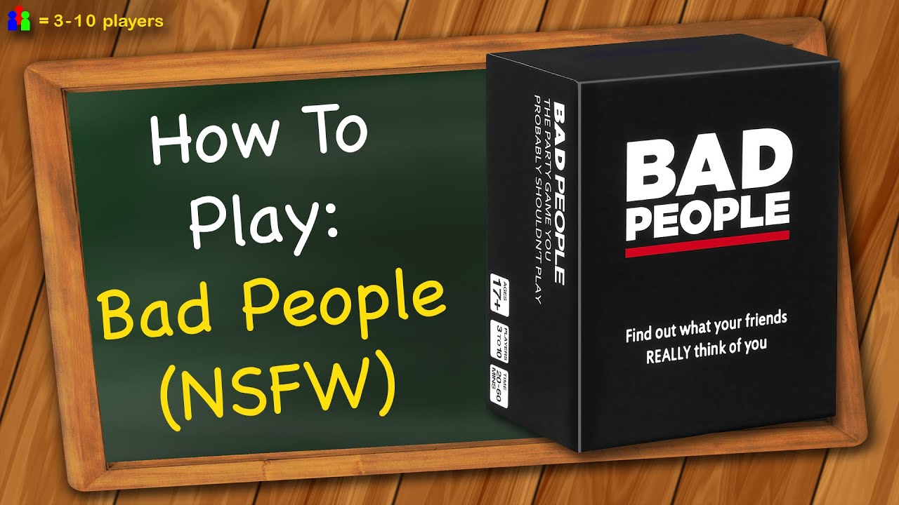 Bad People - The Party Game You Probably Shouldn't Play - Photo