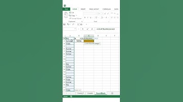 How to use COUNTBLANK Formula in Excel/ EXCEL-VBA/EXCEL-MACRO/NRF...🔥