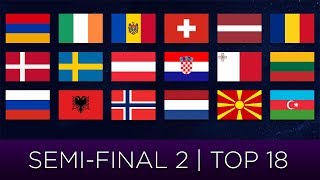 Eurovision 2019 | Semi-final 2 | TOP 18