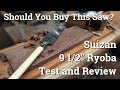 Suizan Ryoba Test and Review - Japanese Handsaw Review