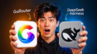 GuRouter + DeepSeek Harness: Use Any (Including FREE) AI Models with Your Own API Key