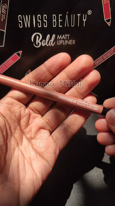 Swiss Beauty Lip Liners shades #youtubeshorts #shorts #beautiful #lipliner #swissbeauty #skincare