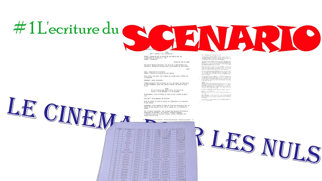 LE CINEMA POUR LES NULS ! #1 : L'écriture du scénario/Le thème