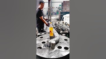 Anchor bolts bending process #smartwork #goodtools