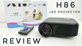 H86 LED Projector 1000 Lumens - REVIEW