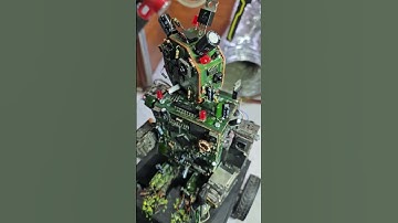 Test 09 - I built a robot model from old circuit boards | It can drive itself